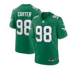Jalen Carter, Philadelphia Eagles Nike Alternate Game Jersey - Kelly Green